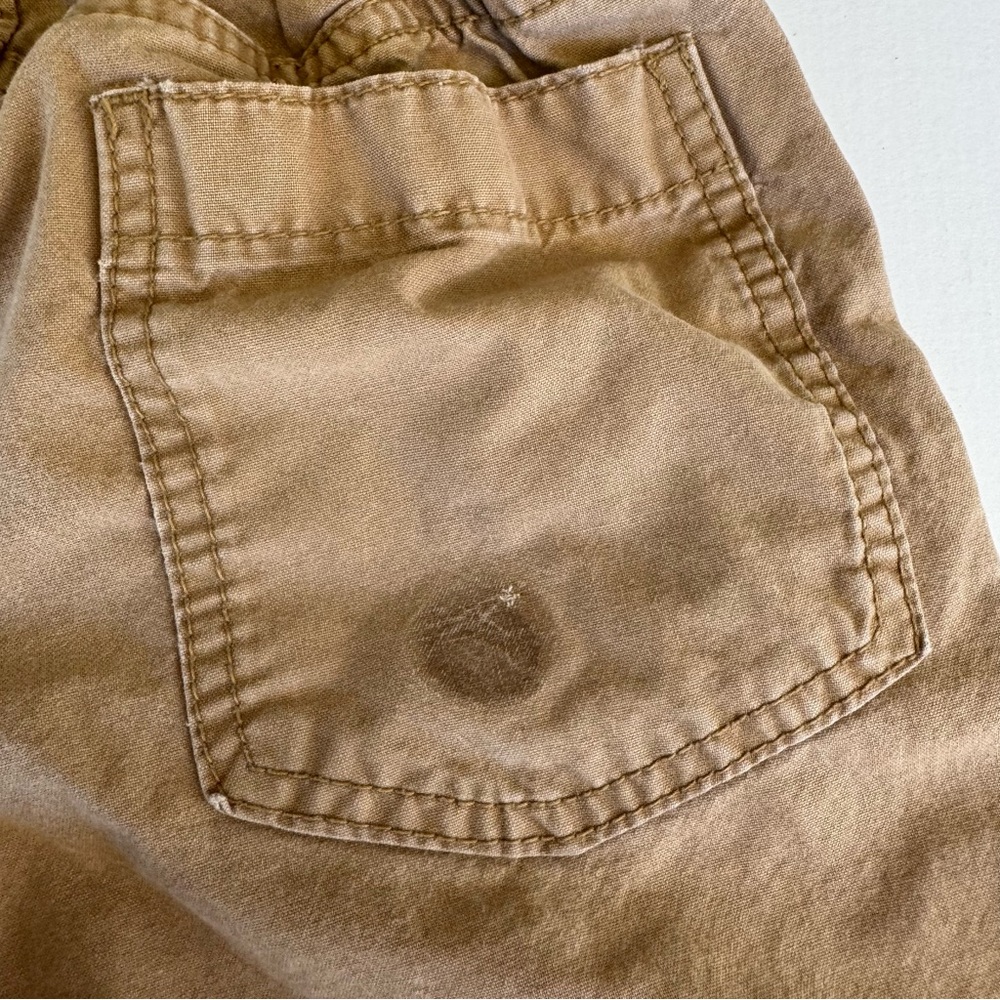Circo Boy's Khaki Cargo Shorts Draw Strings Size Small 6/7 - Picture 5 of 8